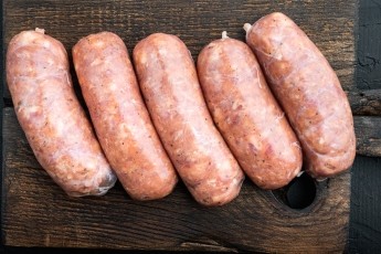 Thick Pork & Leek Sausage