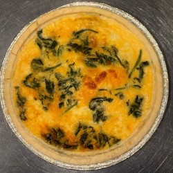6 inch Feta & Spinach Quiche