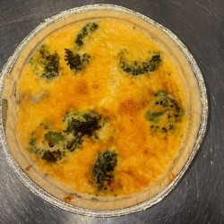 6 inch Salmon & Broccoli Quiche