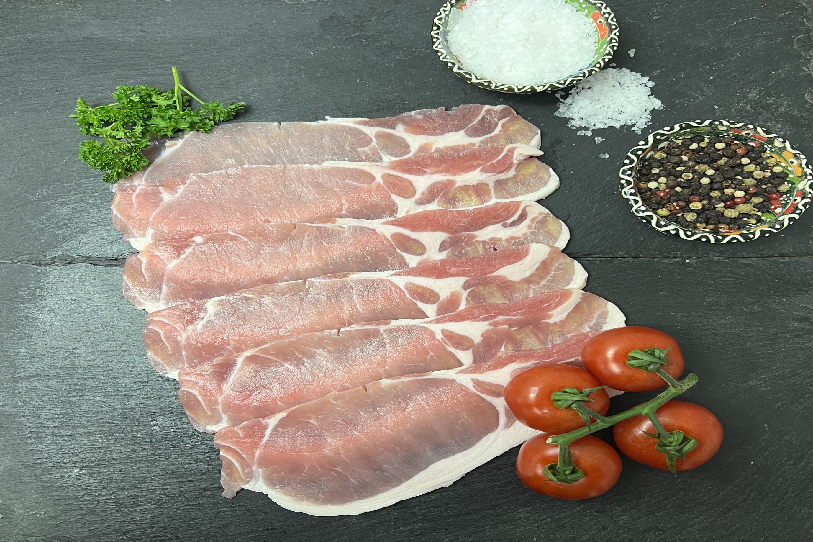 home cured bacon