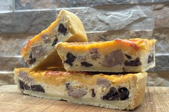 6 inch Sausage & Black Pudding Quiche